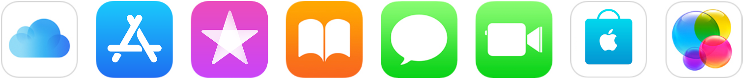 Apple IDで提供される全てのサービス